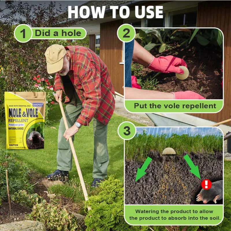 Features of Mole Repellent Balls