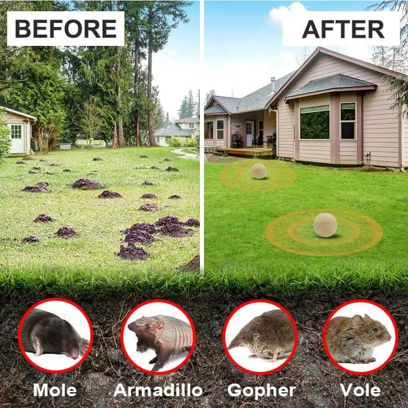 Features of Mole Repellent Balls