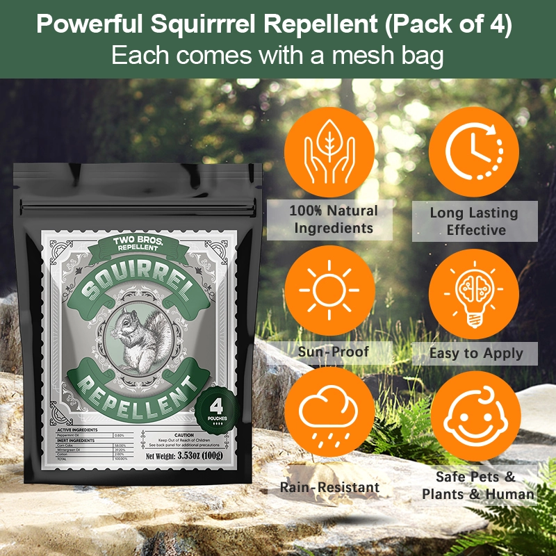 Features of Squirrel Repellent Paper Ball