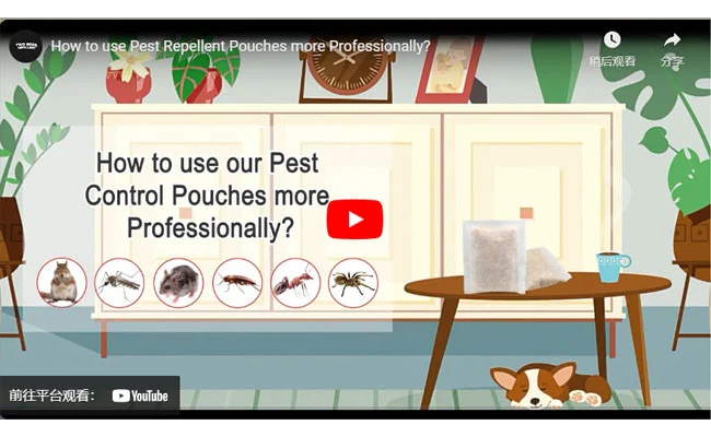 How to use Pest Repellent Pouches more Professionally?