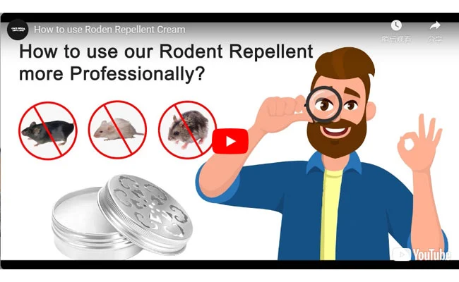 How to use Roden Repellent Cream more professionally?
