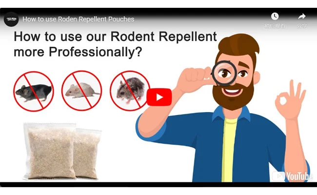 How to use Roden Repellent Pouches more professionally?