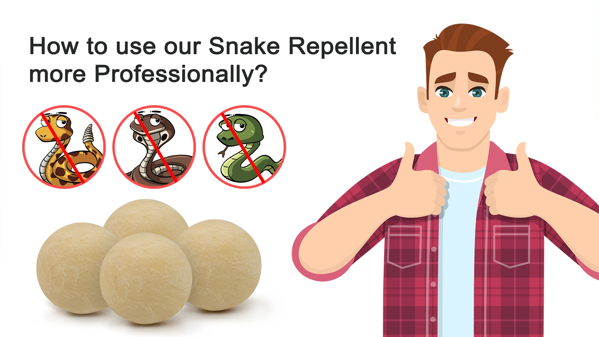 How to use Snake Repellent Balls more professionally?