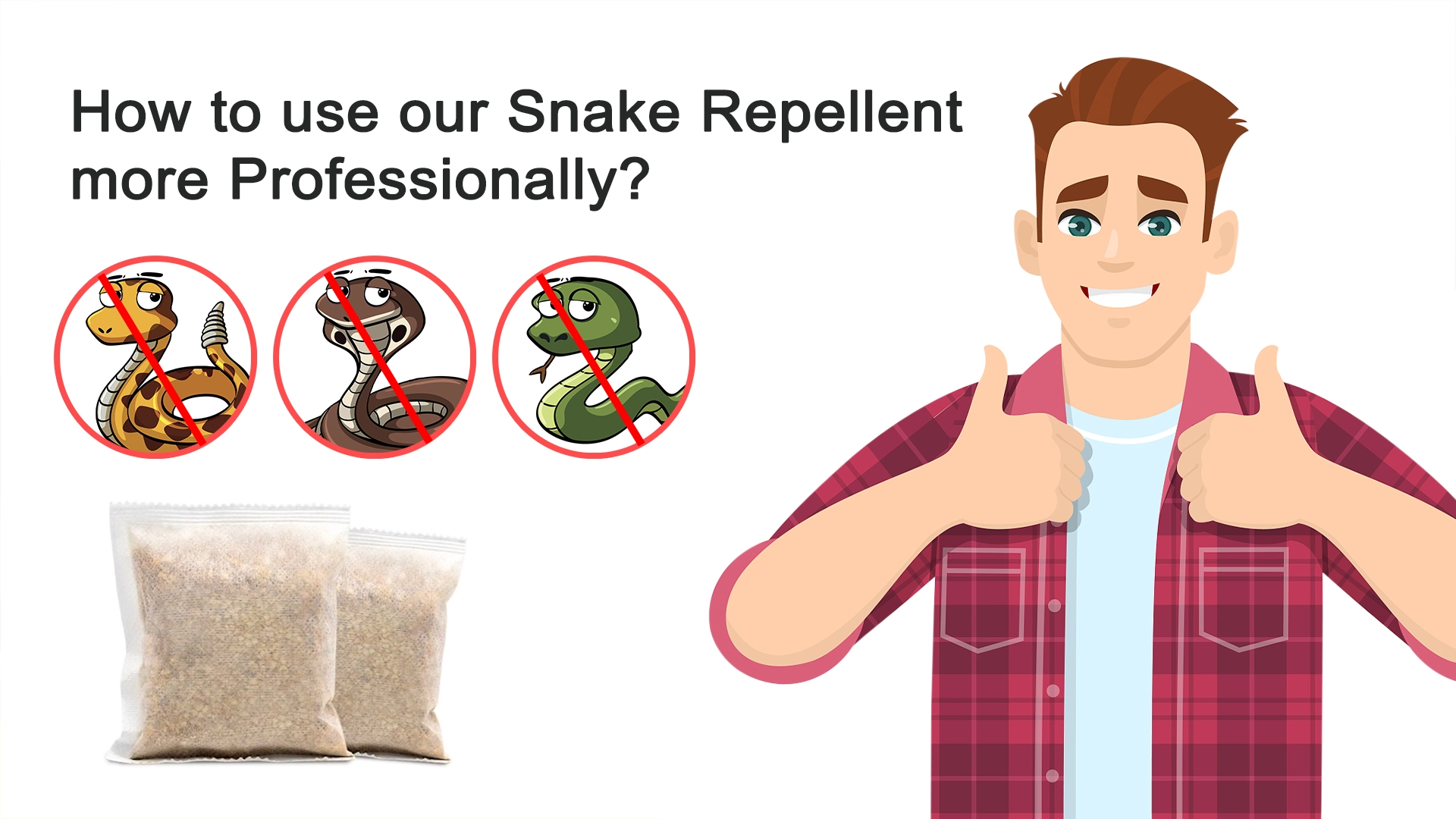 How to use Snake Repellent Pouches more professionally?